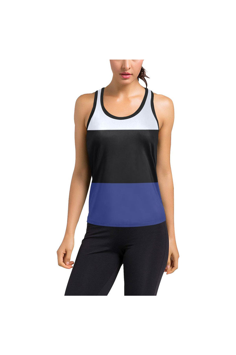 Bold Stripe Women's Racerback Tank Top - Objet D'Art