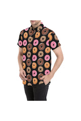 Doughnut Care Men's Short Sleeve Shirt/Large Size - Objet D'Art