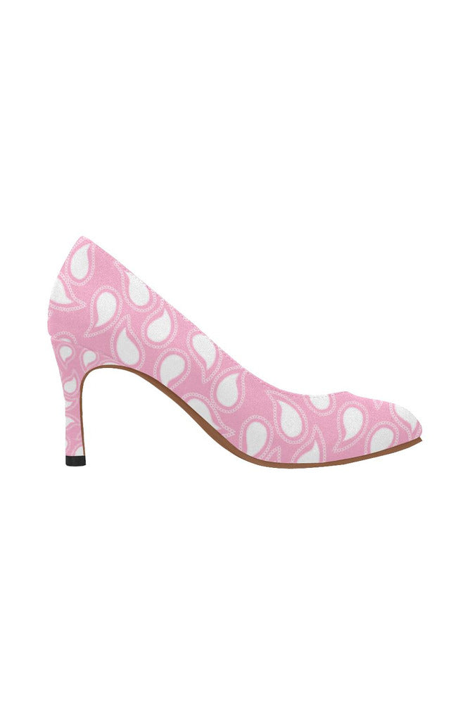 Pink Paisley Women's High Heels - Objet D'Art Online Retail Store