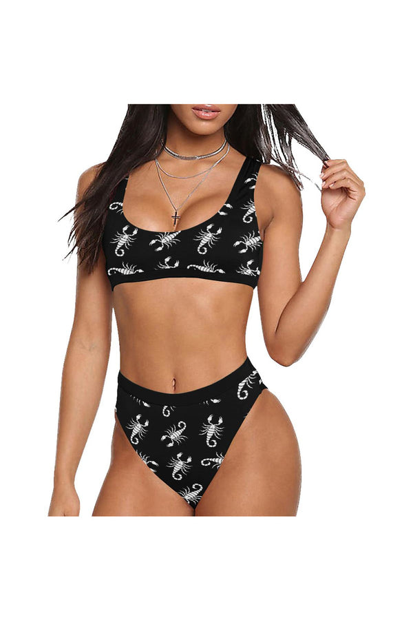 Scorpio Sport Top & High-Waisted Bikini Swimsuit - Objet D'Art