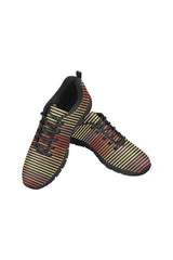 Spectral Lines Women's Breathable Running Shoes (Model 055) - Objet D'Art