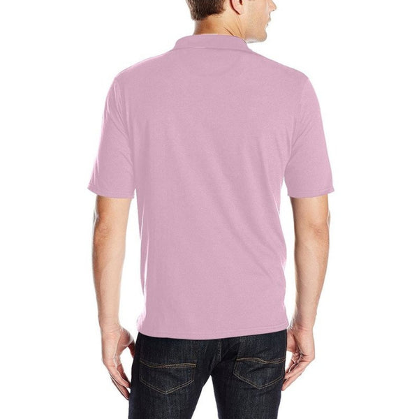 Pressed Rose Men's Polo Shirt - Objet D'Art