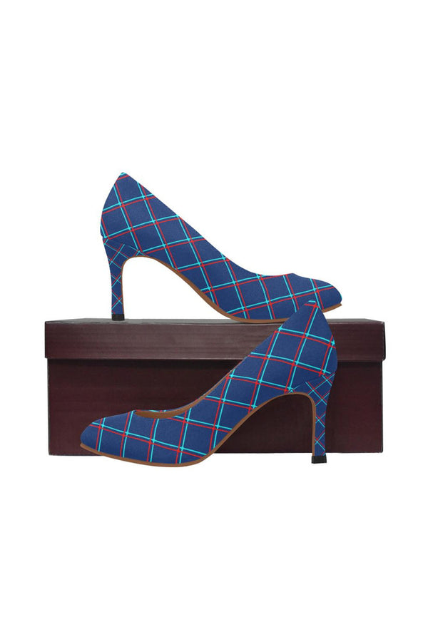 Plaid Player Women's High Heels - Objet D'Art