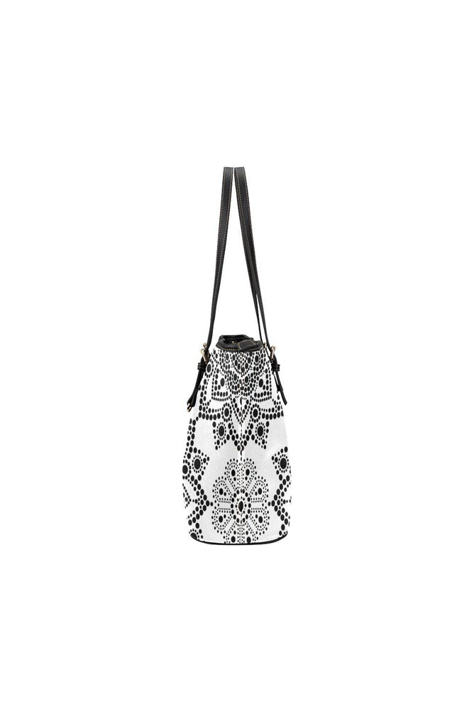 Mandala Leather Tote Bag/Small - Objet D'Art