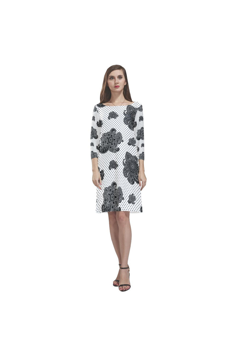 Paisley Hearts Rhea Loose Round Neck Dress - Objet D'Art Online Retail Store