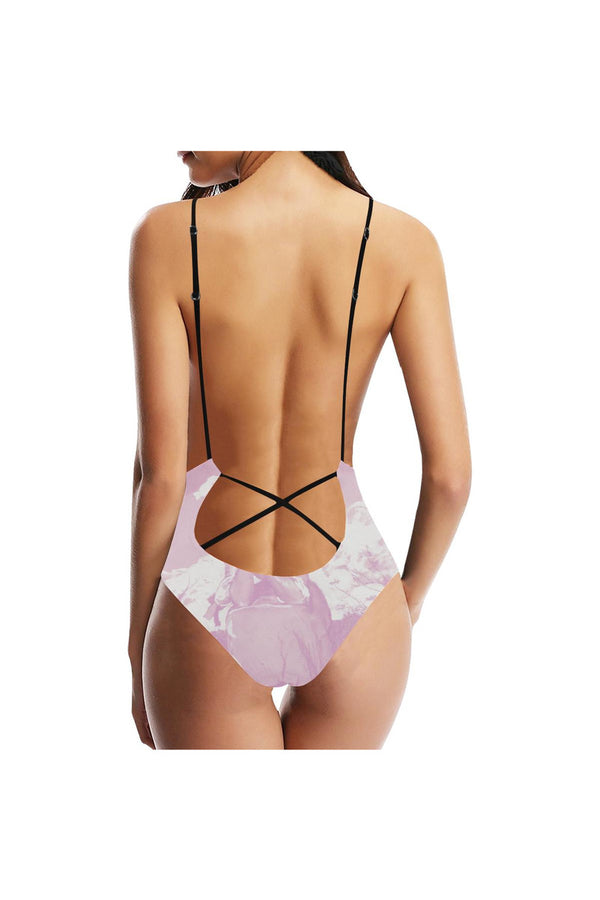 Winslow, Homer Sexy Lacing Backless One-Piece Swimsuit (Model S10) - Objet D'Art