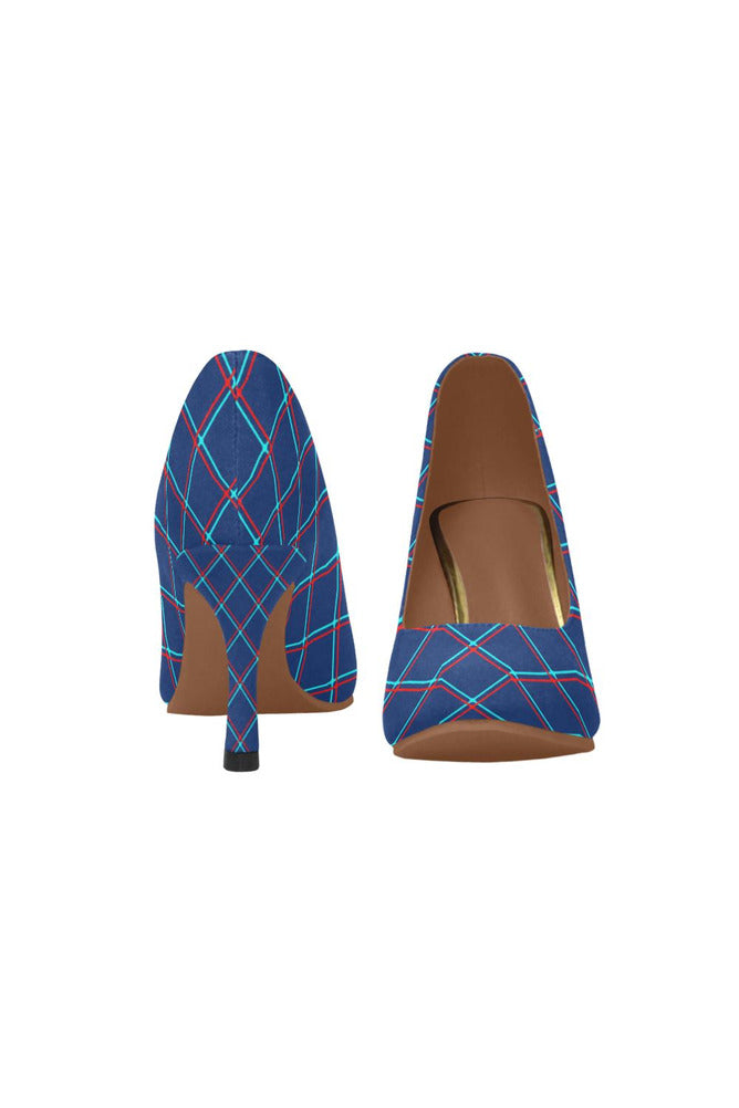 Plaid Player Women's High Heels - Objet D'Art