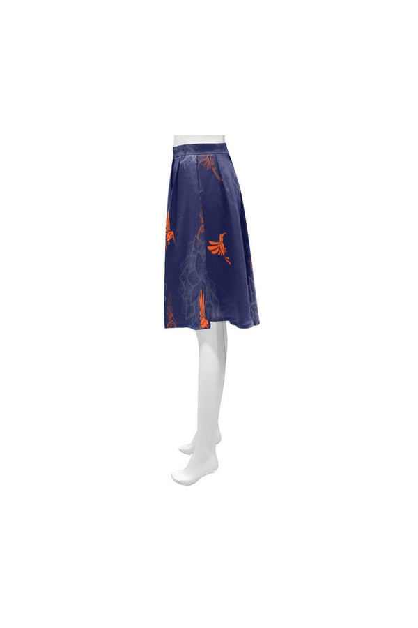 Hummingbird Orange Athena Women's Short Skirt - Objet D'Art