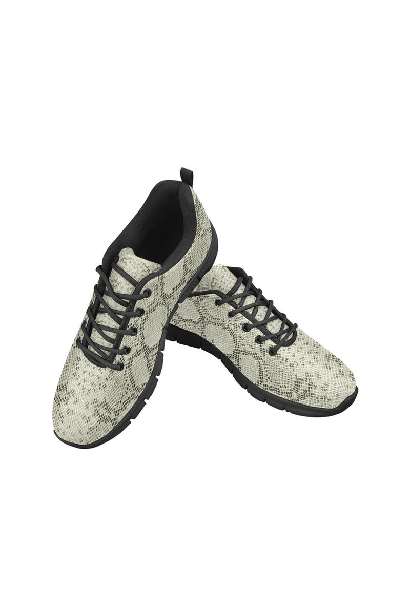 Snake Skin Print Women's Breathable Running Shoes/Large - Objet D'Art