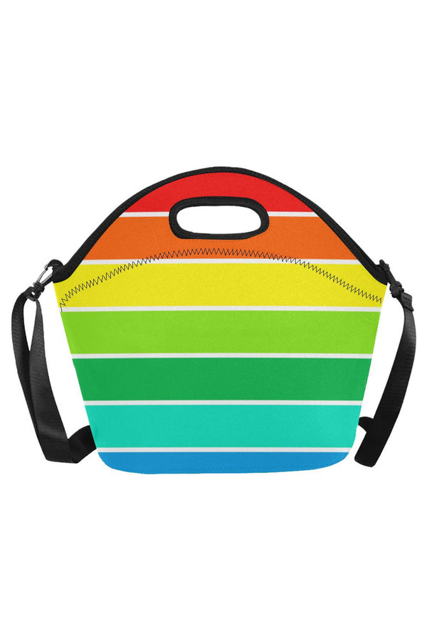 Rainbow Bright Artsadd Neoprene Lunch Bag/Large (Model 1669) - Objet D'Art