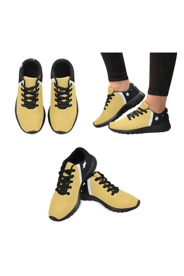 Gold Star Women’s Running Shoes (Model 020) - Objet D'Art