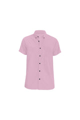 Pressed Rose Men's All Over Print Short Sleeve Shirt/Large Size (Model T53) - Objet D'Art