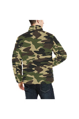 Woodland Camouflage Men's Stand Collar Padded Jacket - Objet D'Art