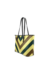 Herringbone Leather Tote Bag/Small - Objet D'Art