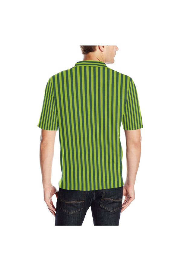 Stripes Men's Polo Shirt - Objet D'Art