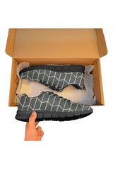 Gray Camo Women's Breathable Running Shoes - Objet D'Art Online Retail Store