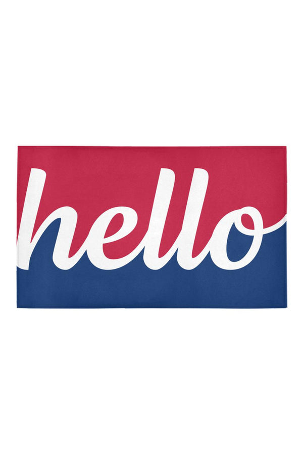 Hello Azalea Doormat 30" x 18" - Objet D'Art