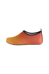 Red & Yellow Ombre Women's Slip-On Water Shoes - Objet D'Art