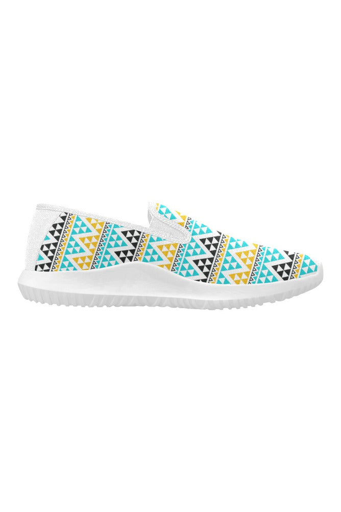 d17 delta top back Orion Slip-on Women's Canvas Sneakers (Model 042) - Objet D'Art