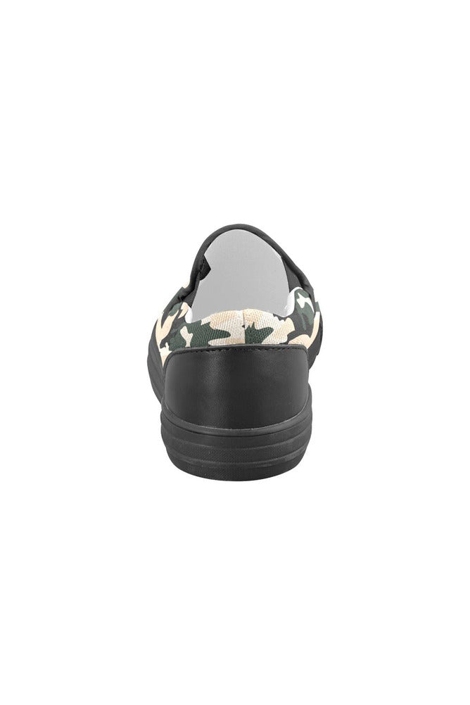 Camouflage Men's Slip-on Canvas Shoes - Objet D'Art