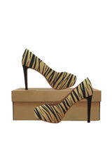 black heel Women's High Heels (Model 044) - Objet D'Art