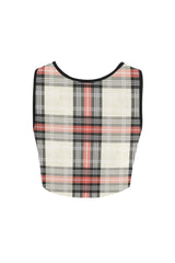 Plaid Women's Crop Top - Objet D'Art