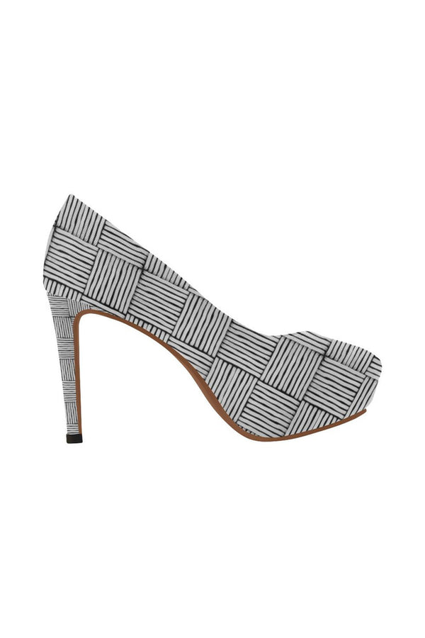 Weave Women's High Heels (Model 044) - Objet D'Art