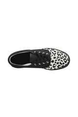 Leopard Print Aries Women's Canvas Shoes - Objet D'Art