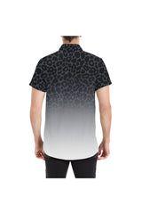 Leopard Ombre Men's Short Sleeve Shirt - Objet D'Art