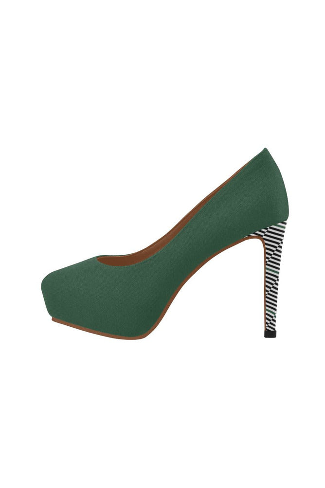 Eden Green Women's High Heels (Model 044) - Objet D'Art