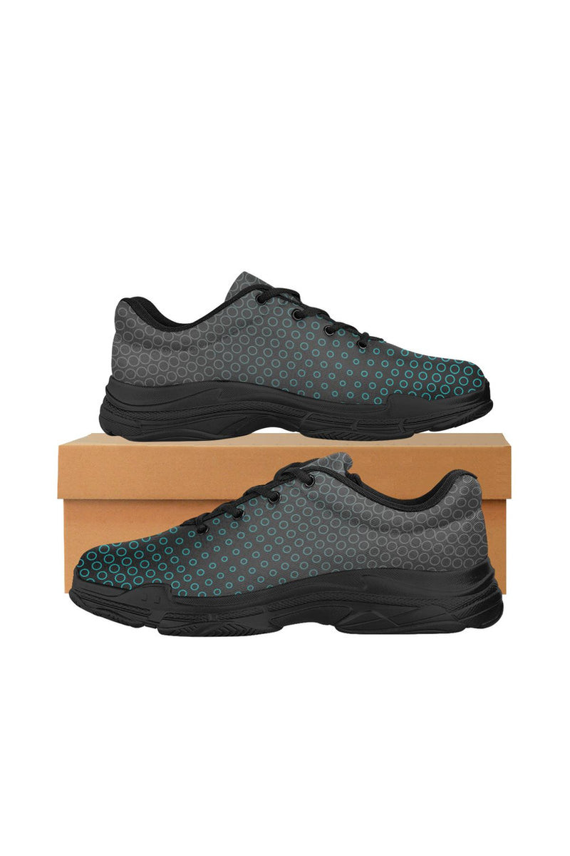 stipple shoe 3 Lyra Men's Running Shoes/Large (Model 058) - Objet D'Art