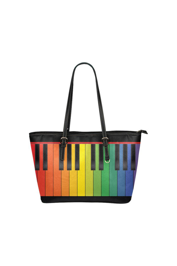 The Color of Music Leather Tote Bag/Small - Objet D'Art