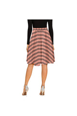 Plaid Bare D15 BELT Melete Pleated Midi Skirt (Model D15) - Objet D'Art