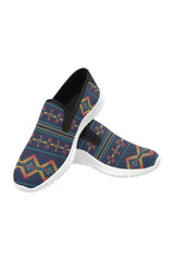 azzie 1 Orion Slip-on Women's Canvas Sneakers (Model 042) - Objet D'Art