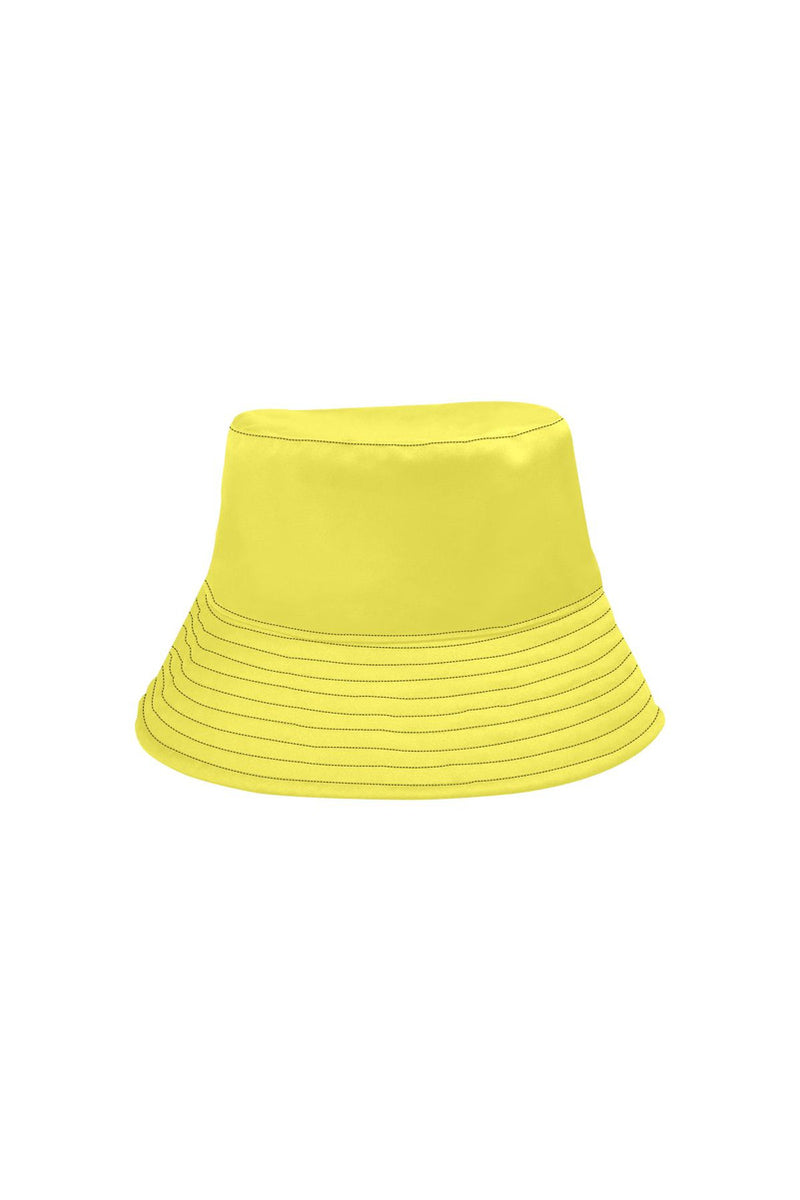 Paisley Spark Yellow All Over Print Bucket Hat - Objet D'Art