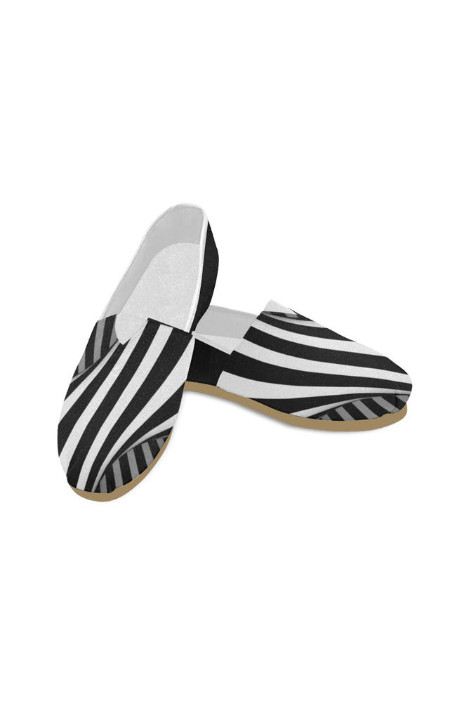 Black & White Illusion Casual Shoes for Women - Objet D'Art