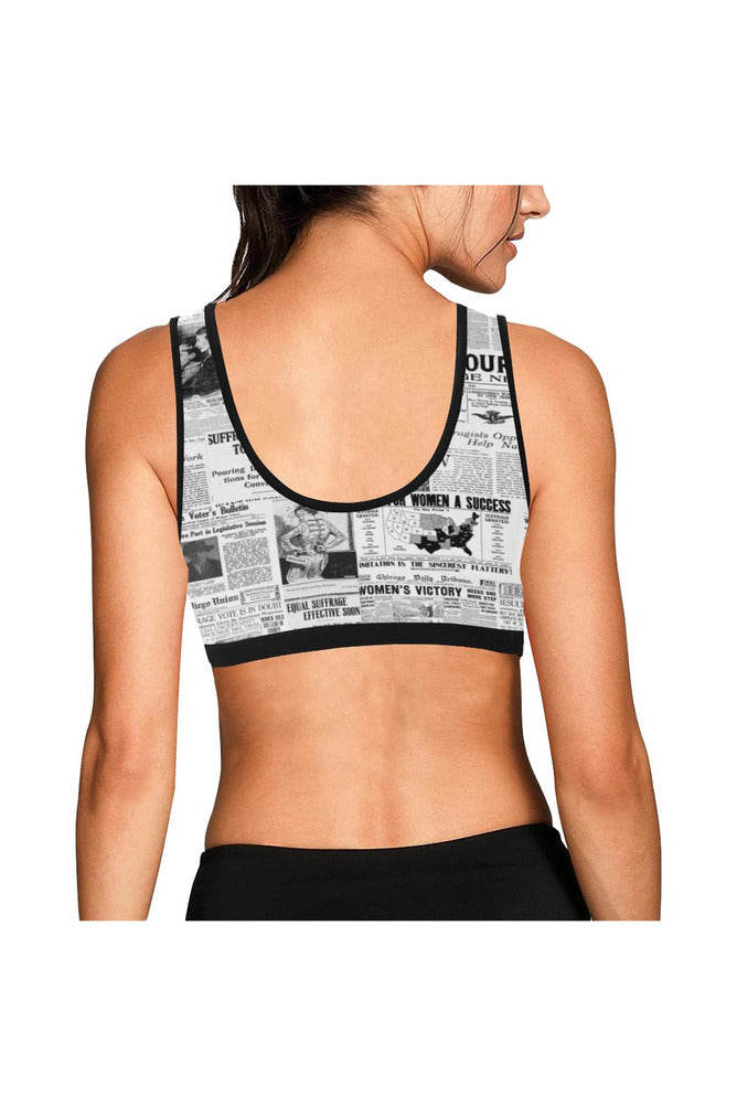 Women's Suffrage Women's Sports Bra - Objet D'Art