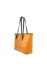 Orange Marmalade Purse Leather Tote Bag/Small - Objet D'Art
