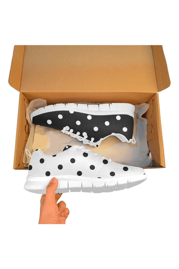Polka Dot Women's Breathable Running Shoes - Objet D'Art