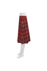 Buffalo Plaid Mnemosyne Women's Crepe Skirt (Model D16) - Objet D'Art