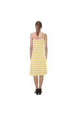 Aspen Gold Mini Stripes Alcestis Slip Dress (Model D05) - Objet D'Art