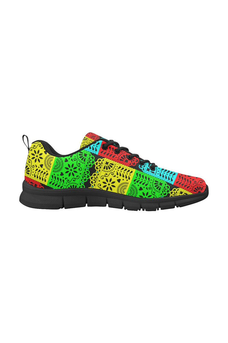 Papel Picado Women's Breathable Running Shoes (Model 055) - Objet D'Art