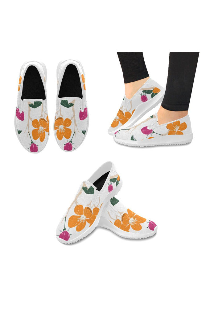 pet 2 Orion Slip-on Women's Canvas Sneakers (Model 042) - Objet D'Art