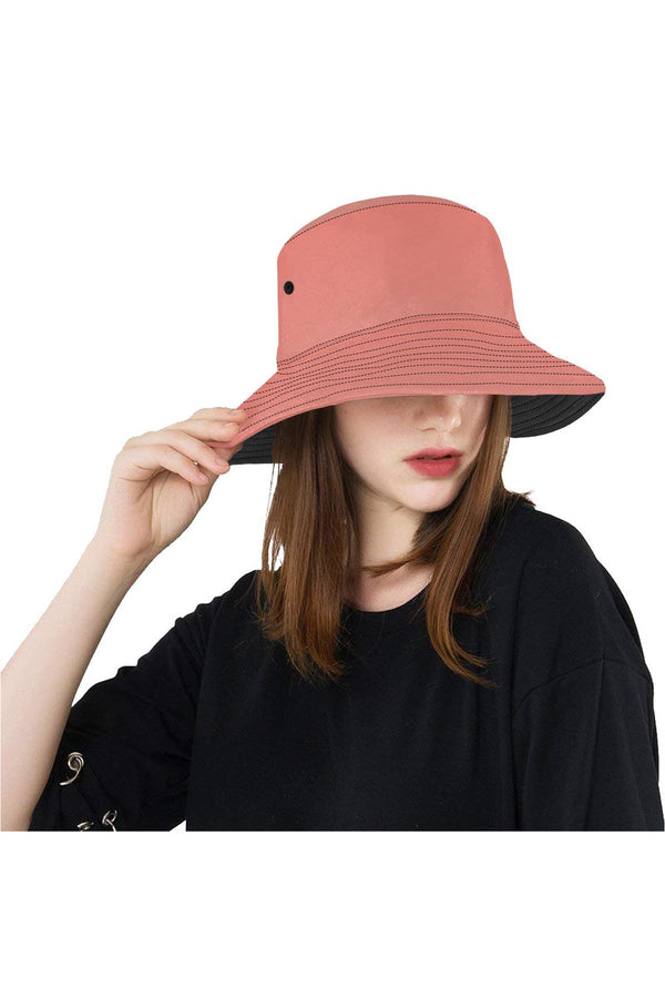 Terracotta All Over Print Bucket Hat - Objet D'Art