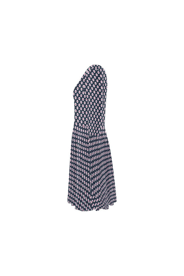 test skirt 3 Elbow Sleeve Ice Skater Dress (D20) - Objet D'Art