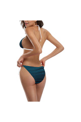 Blue Tiburon Buckle Front Halter Bikini Swimsuit - Objet D'Art Online Retail Store