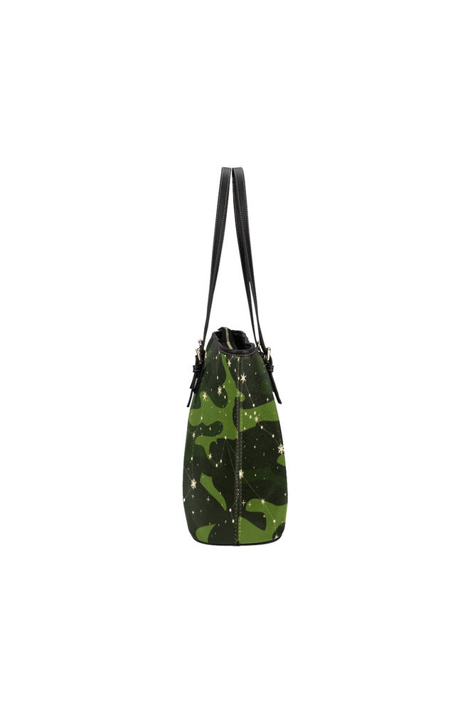 Camo Zodiac Leather Tote Bag/Small - Objet D'Art