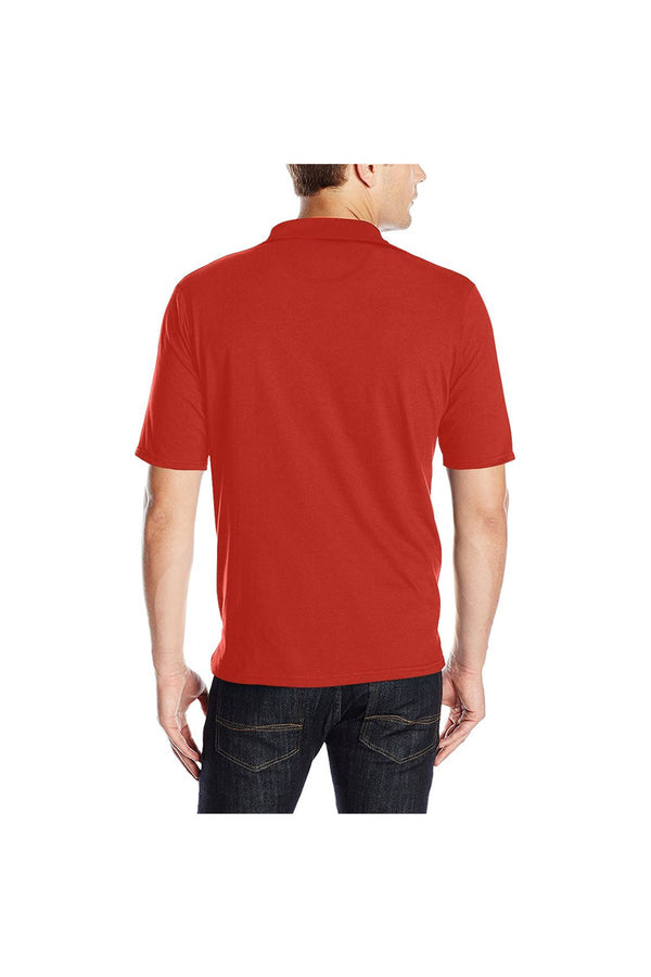 burnt sienna shoe Men's Polo Shirt - Objet D'Art