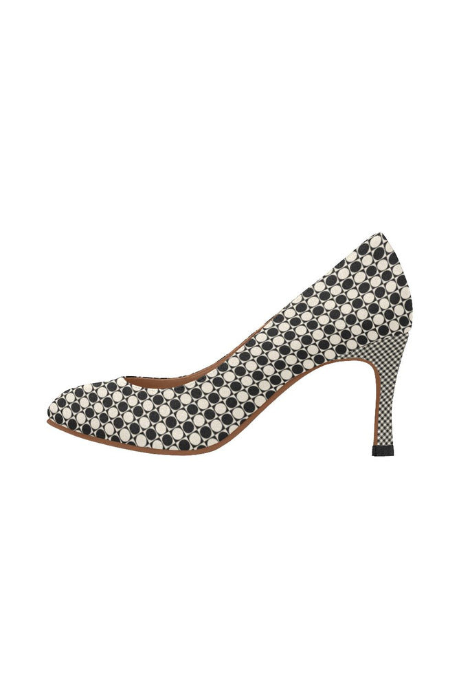 Circle in Squares Women's High Heels - Objet D'Art Online Retail Store