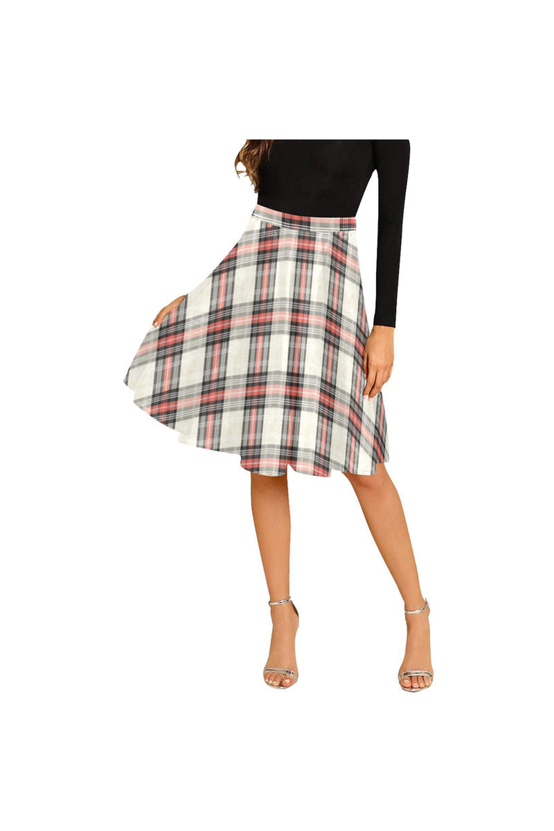 Plaid Melete Pleated Midi Skirt - Objet D'Art